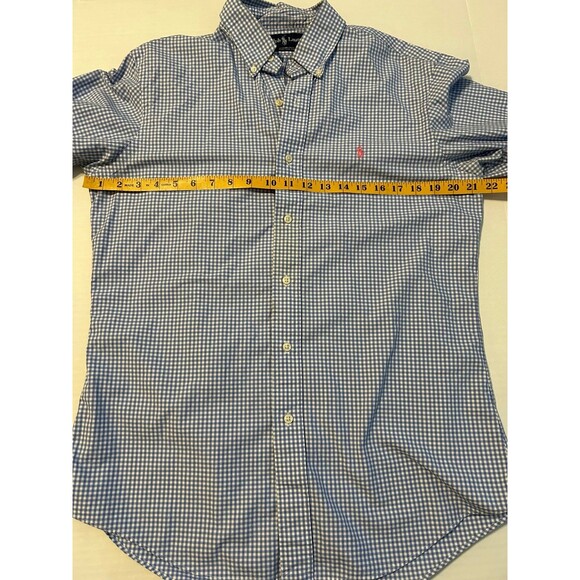 Ralph Lauren men Button Down Long Sleeve Shirt Size M - Picture 5 of 6